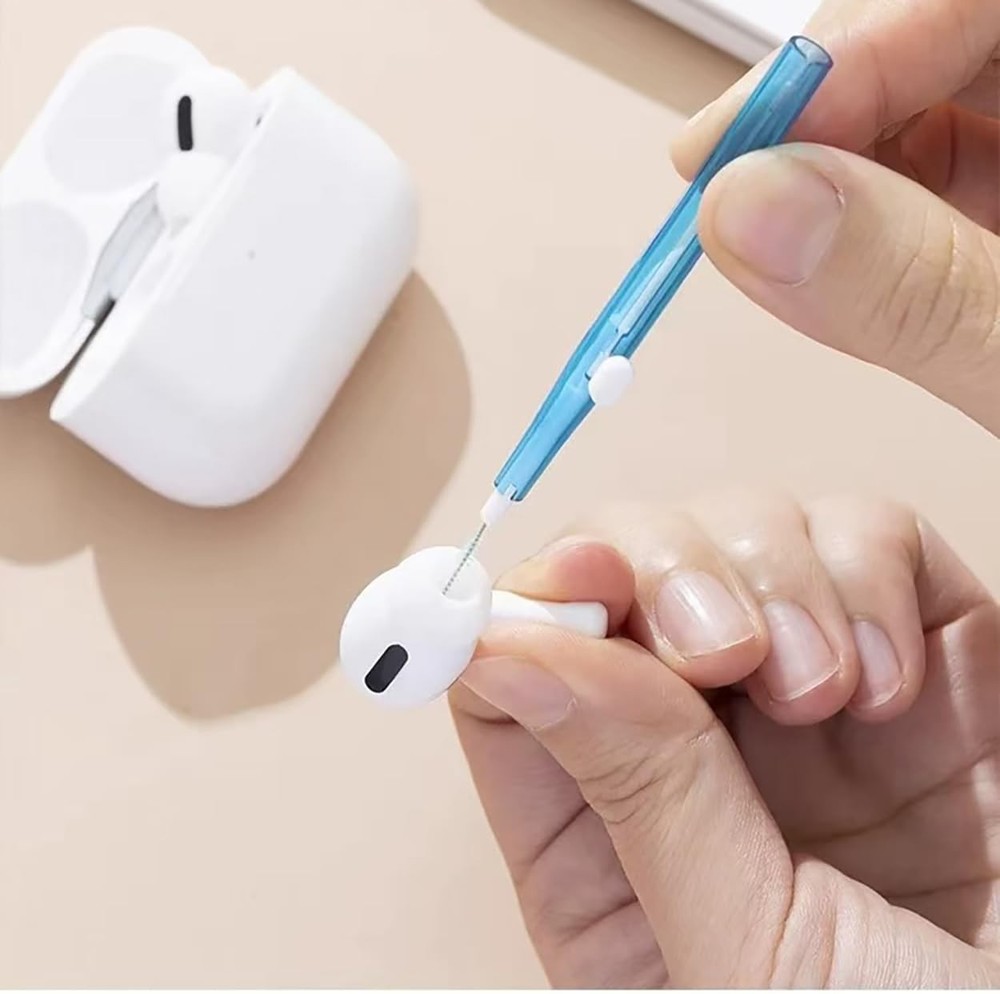 5pcs Cell Phone Cleaning Kit Dual Side Multifunction Tools Anti-Clogging Blue