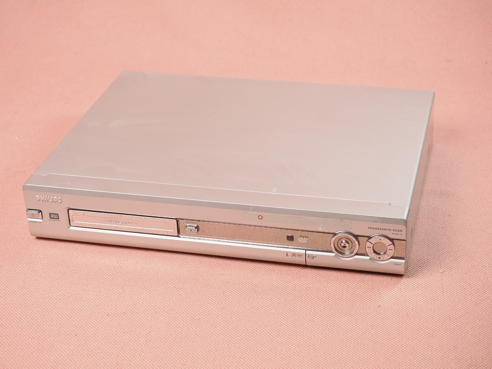 Philips DVDR75/17 Progressive Scan DVD Recorder  Tested & Works No Remote