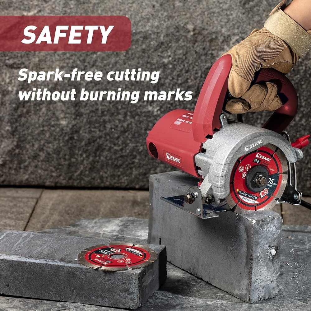 Stone Master 4.5" Segmented Diamond Blade – Fast, Precise Cutting for Masonry...