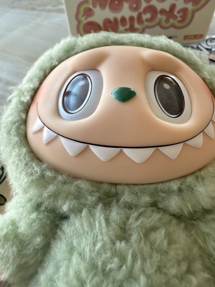 100% authentic Labubu. Macaron. GREEN GRAPE. Open bag Open box - US Seller