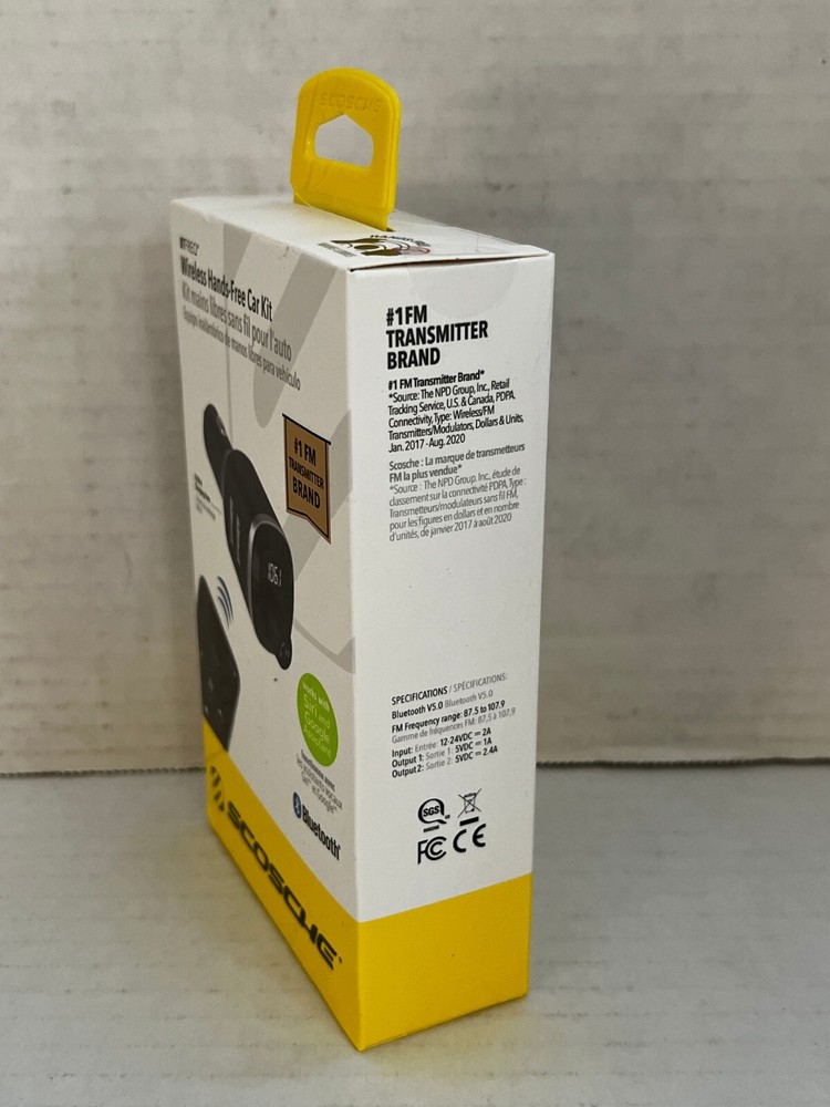 Scosche BTFreq Wireless Bluetooth Hands-Free Car Kit BTFM4