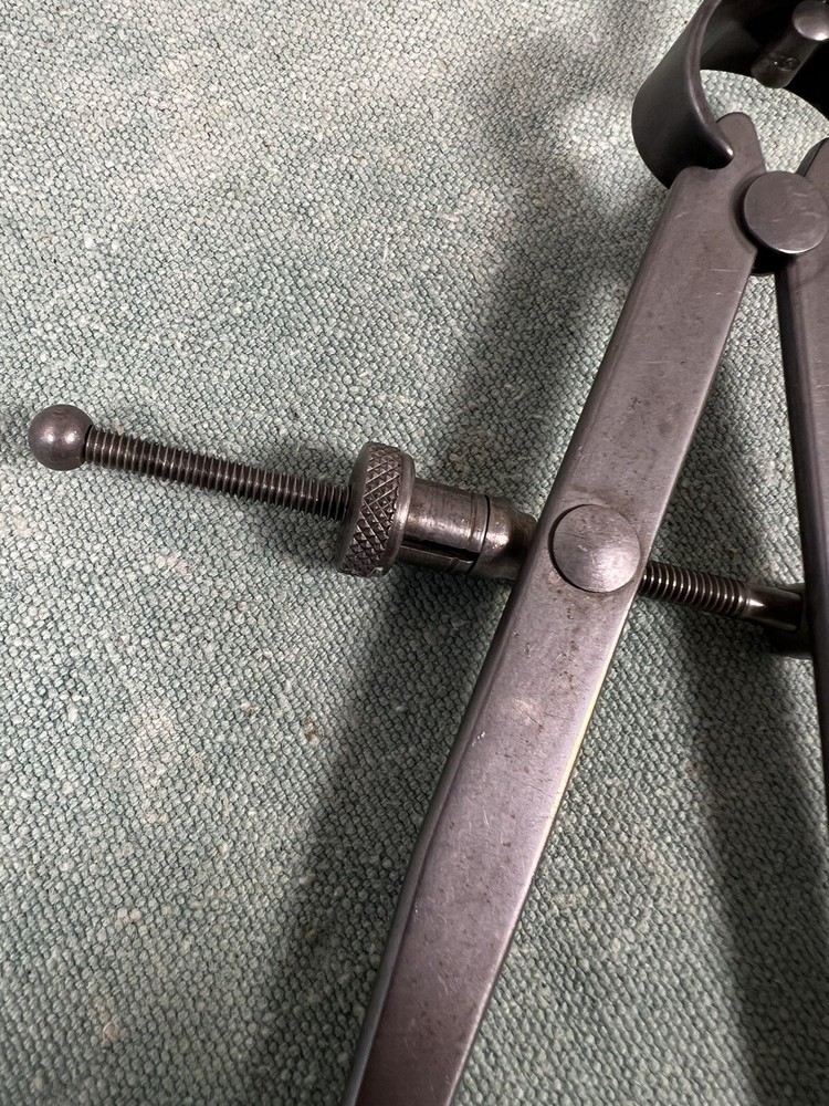 Starrett 83B-6 6" Yankee Spring Type Divider Flat Leg with Quick Spring Nut -USA