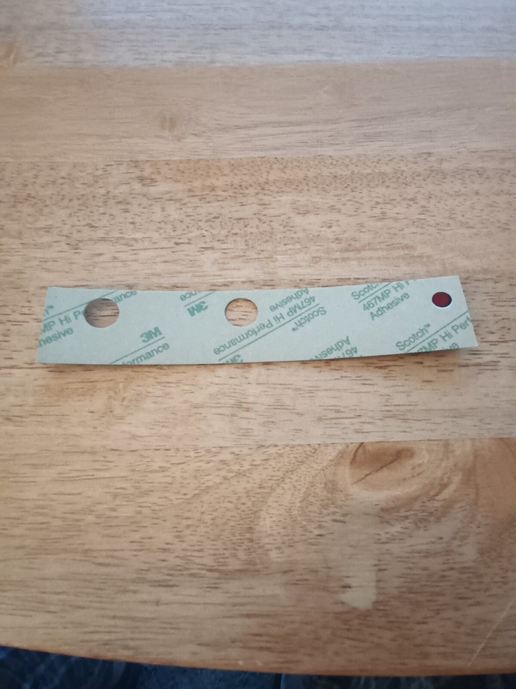 NOS HAFLER IRIS Remote Control FRONT PANEL LABEL