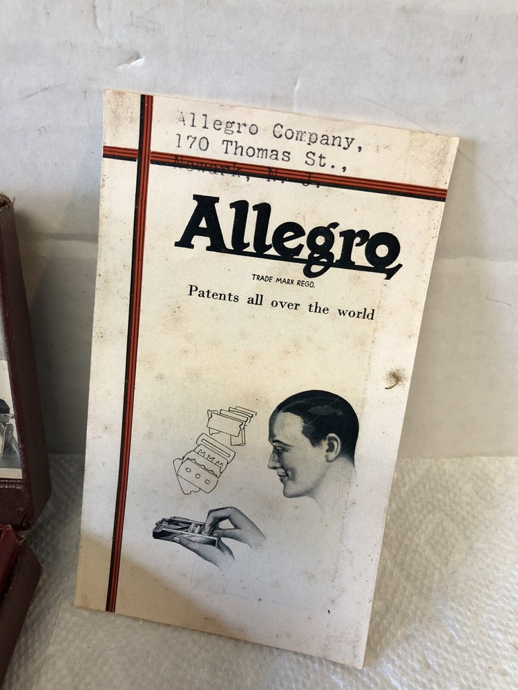 Vintage Allegro Model Standard Automatic Razor Honing Stropping Machine with Box