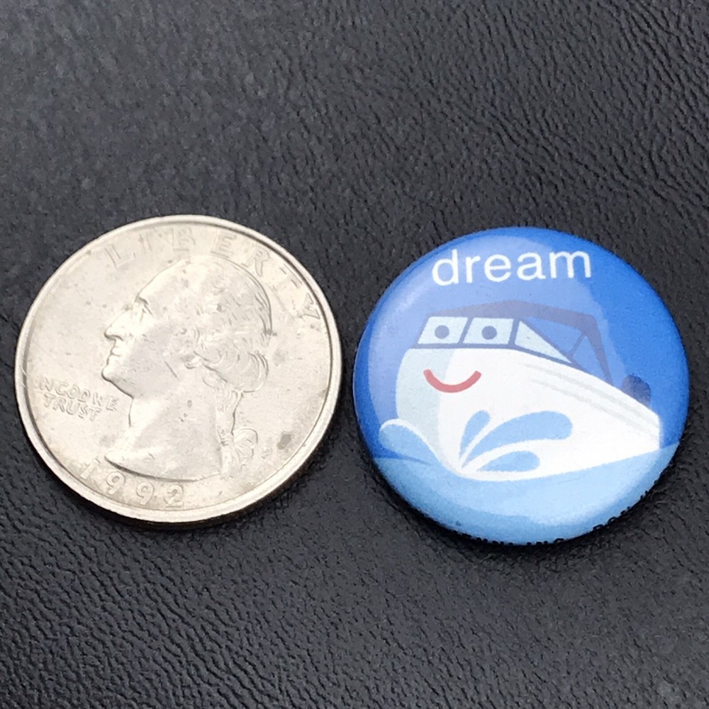 Dream Boat Pin Button Pinback