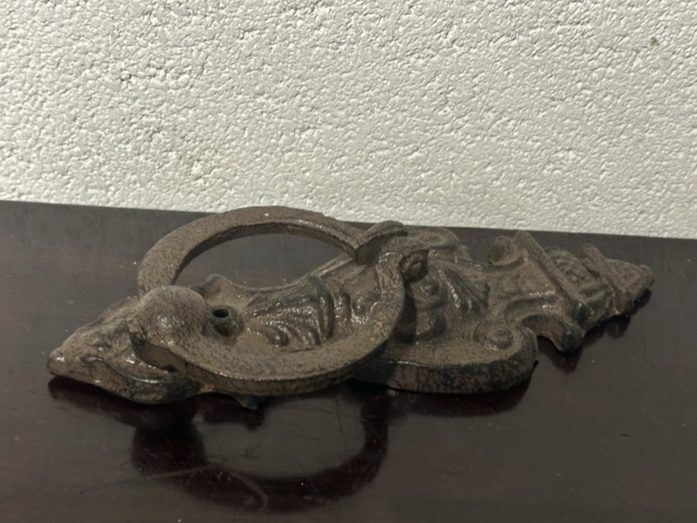 Large Antique Cast Iron Door Knocker
