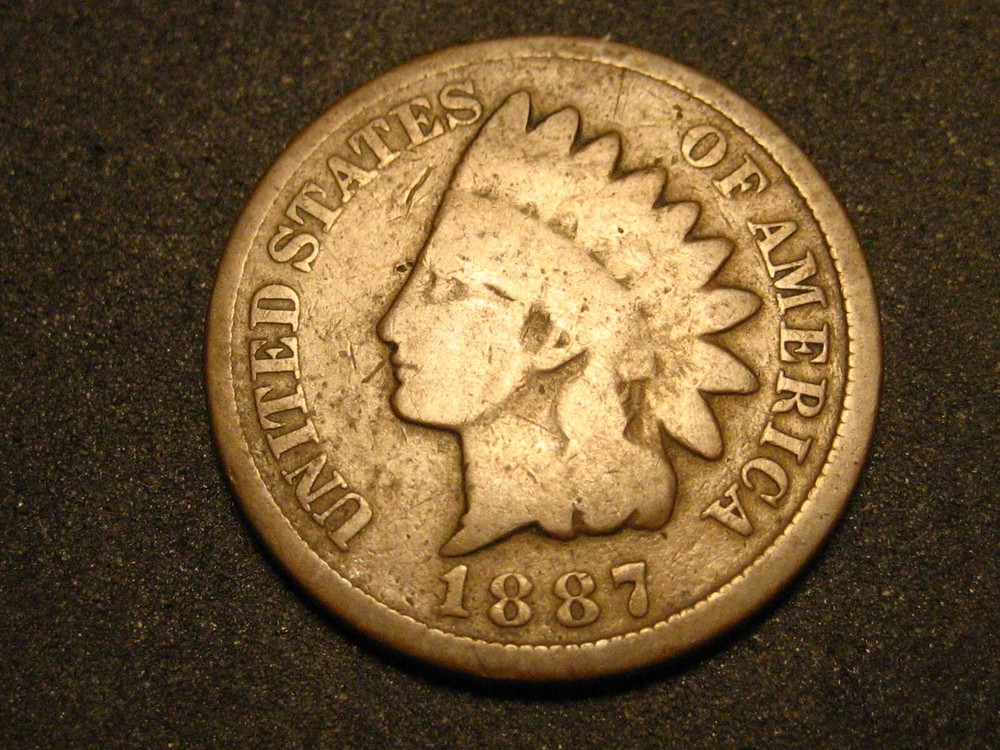 1887 Indian Head Cent Good