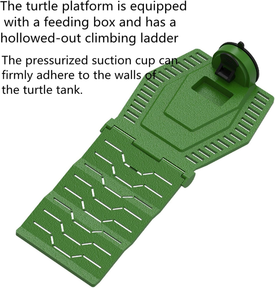Turtle Resting Basking Platform, Foldable Turtle Ramp, Tortoise Climbing Ladd...