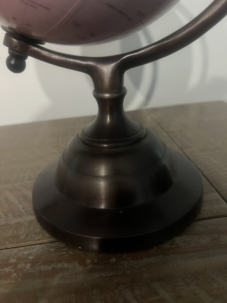 world globe on Metal stand