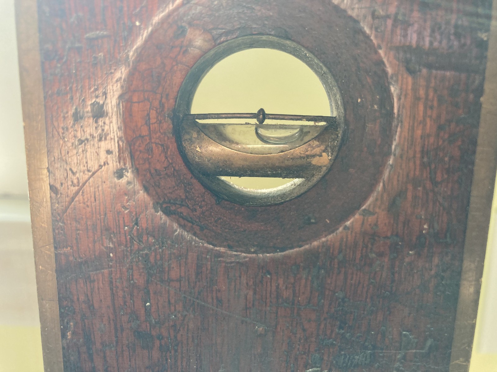 EARLY STRATTON BROS N0 1, 30" BRASS BOUND LEVEL.