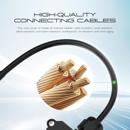 Waterproof Battery Cut Off Switch with Wire Top Post Battery Disconnect Switch