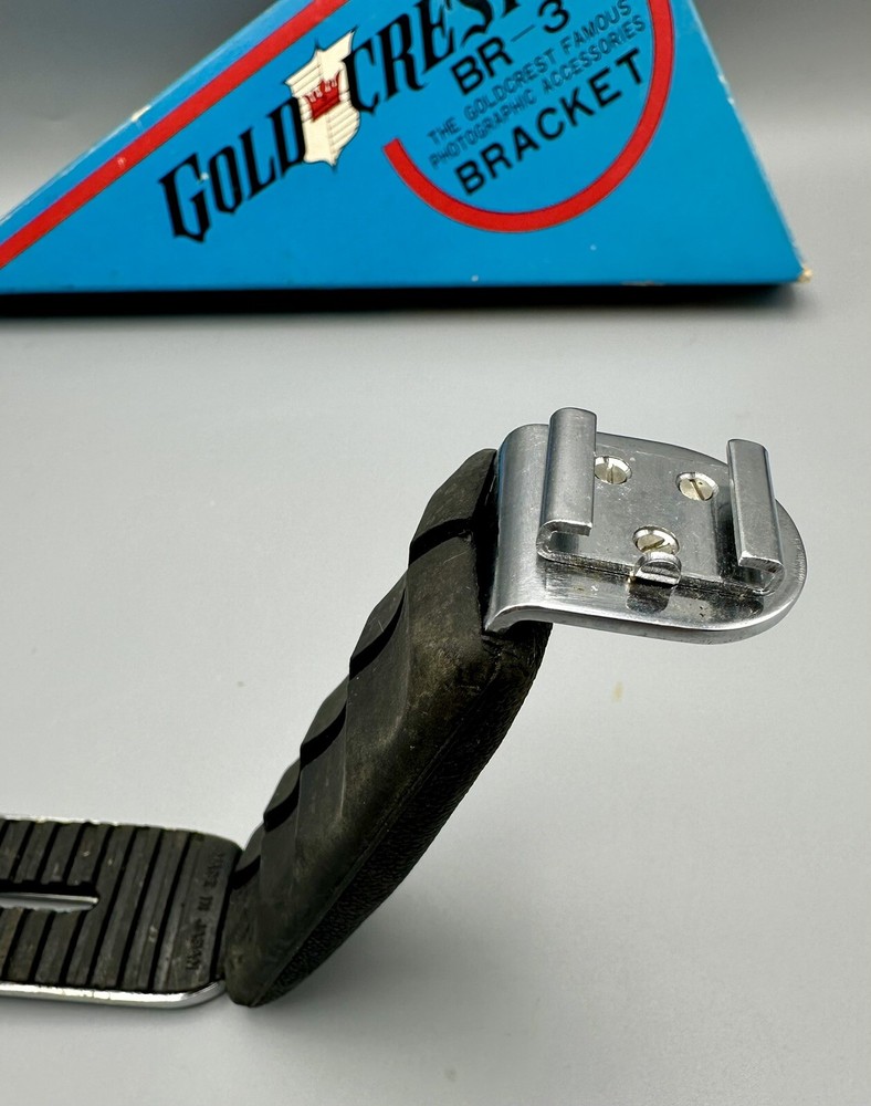 Goldcrest BR-3 Angled Camera & Cold Shoe Bracket - Original Box - Vintage
