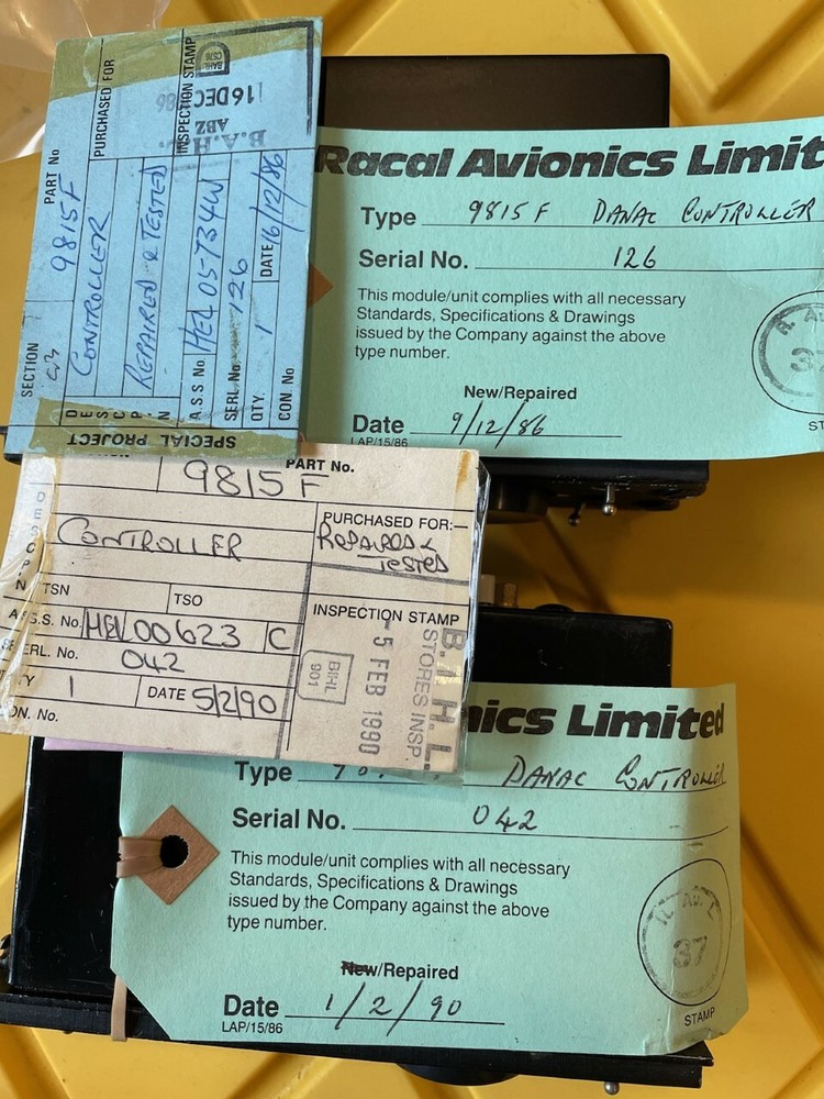 (2) CONTROL UNIT 9815F