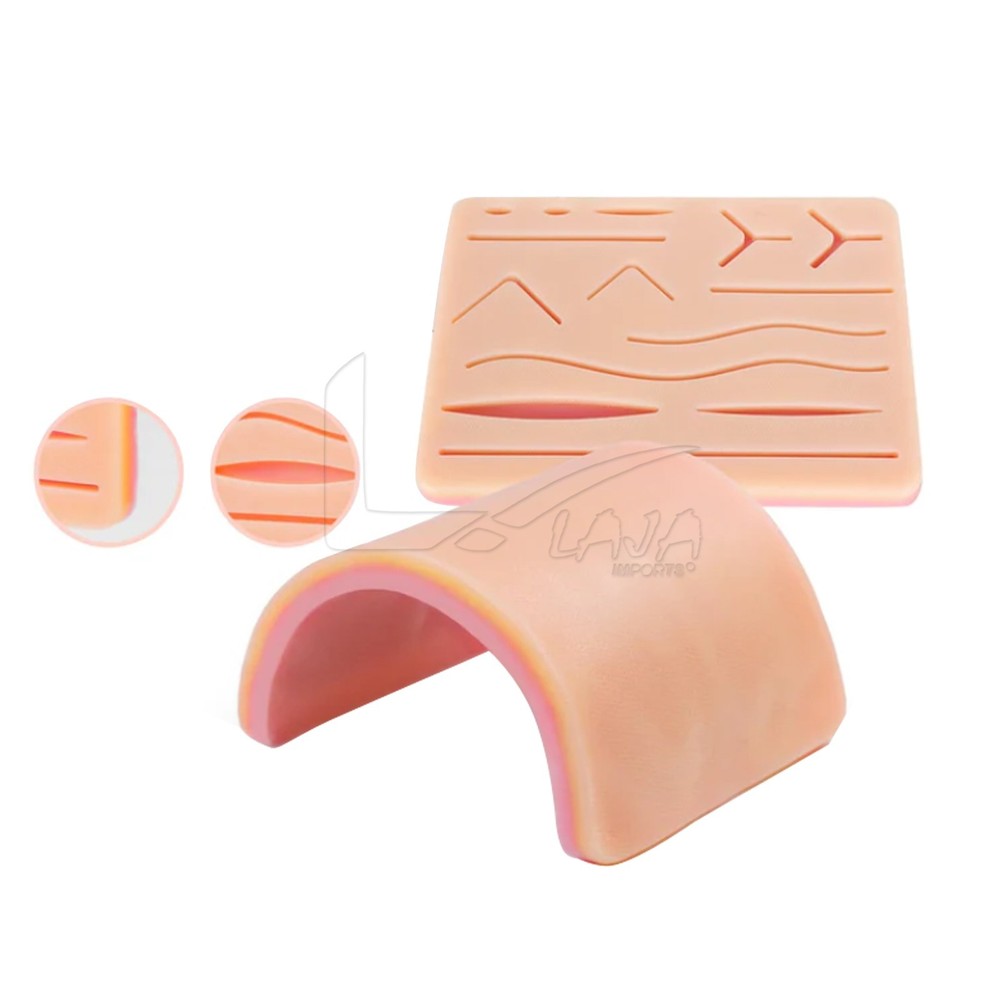 14 Wound Silicone Suture Practice Pad – 3-Layer Realistic Training Tool DS-1496
