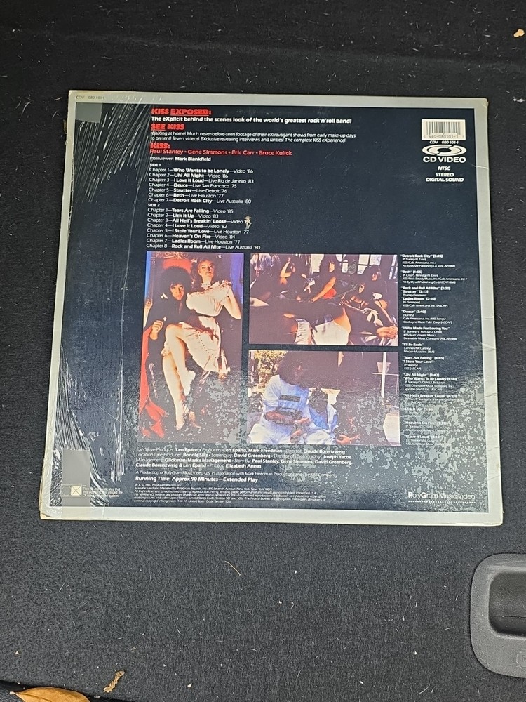 Kiss Exposed Lazerdisc