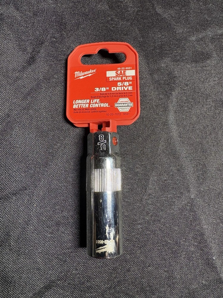 Milwaukee Tool 48-22-9551 3/8 In Drive, 5/8 In Sae Socket, 6 Points