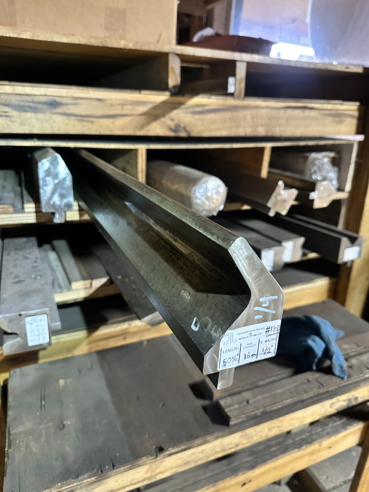 Press Brake Gooseneck Punch Die 36" Long 1/2" Wide Finger