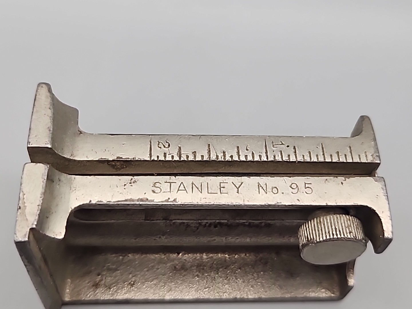 Vintage Stanley Butt Gauge No. 95 Gauge- USA Made