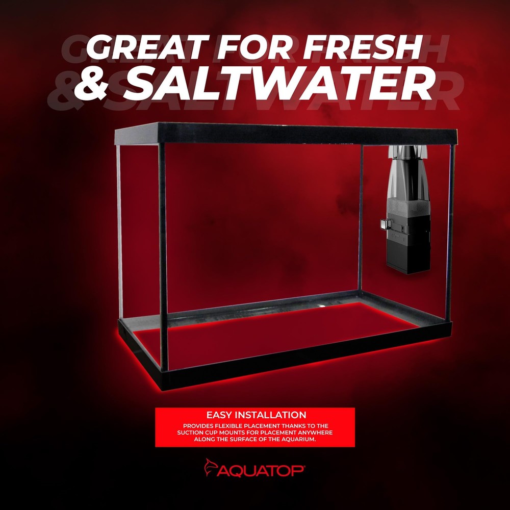 Aquarium Surface Skimmer â€“ 65 GPH Flow Rate â€“ Efficient Waste Removal â€“...