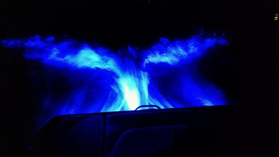 BLUE YK3B LED BOAT DRAIN PLUG LIGHT TRIPLE HEAD DESIGN! 3400 LUMENS UNDERWATER