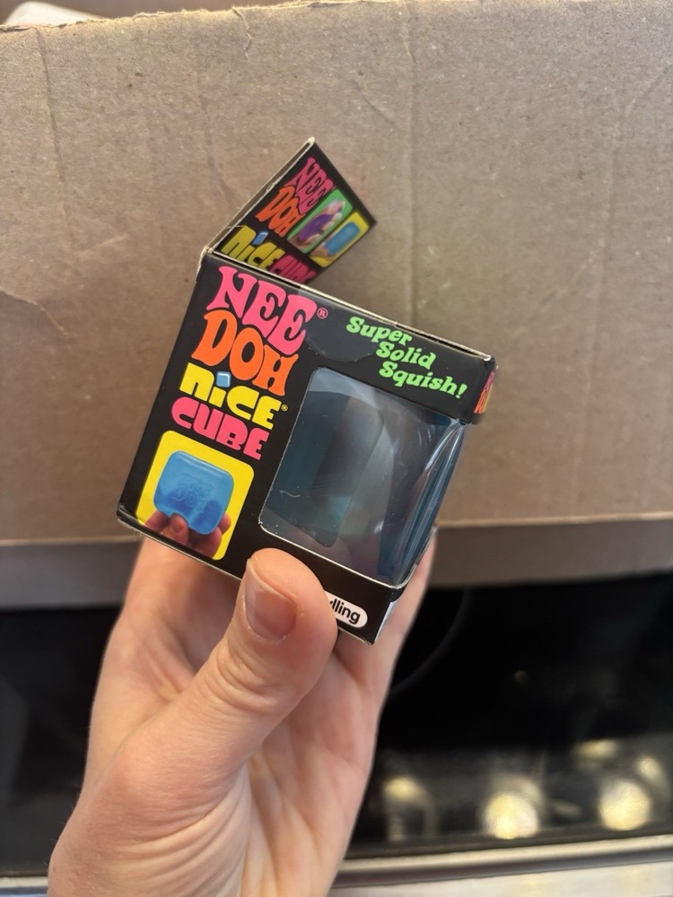 Needoh Nice Cube Blue New Fast Shipping