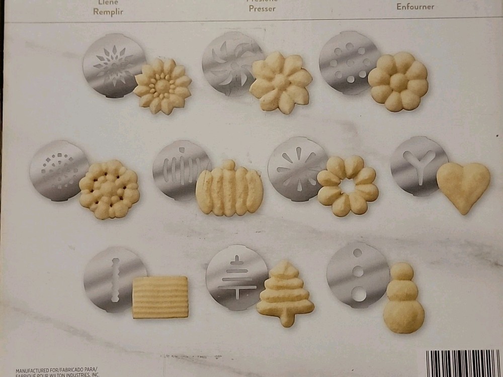 Wilton 10 Disc Hand Held Manual Cookie Press