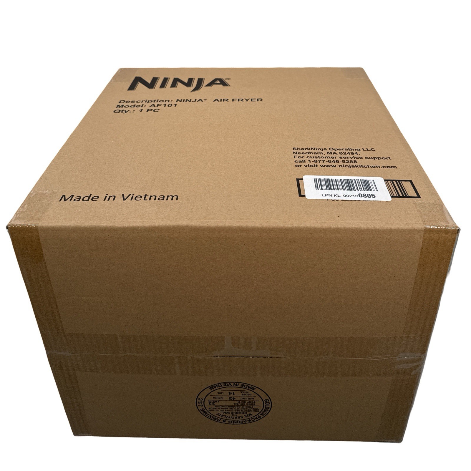 Ninja 4-in-1 Air Fryer AF101 4 QT, Healthy Meals, Compact, Gray