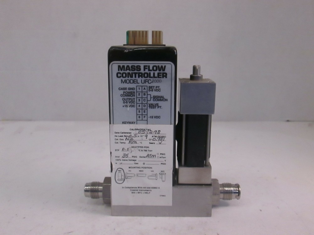 Unit UFC-1000 Mass Flow Controller MFC, O2, 5000 SCCM