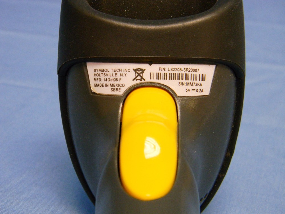 Symbol LS2208 USB Bar Code Scanner 5V 0.2A