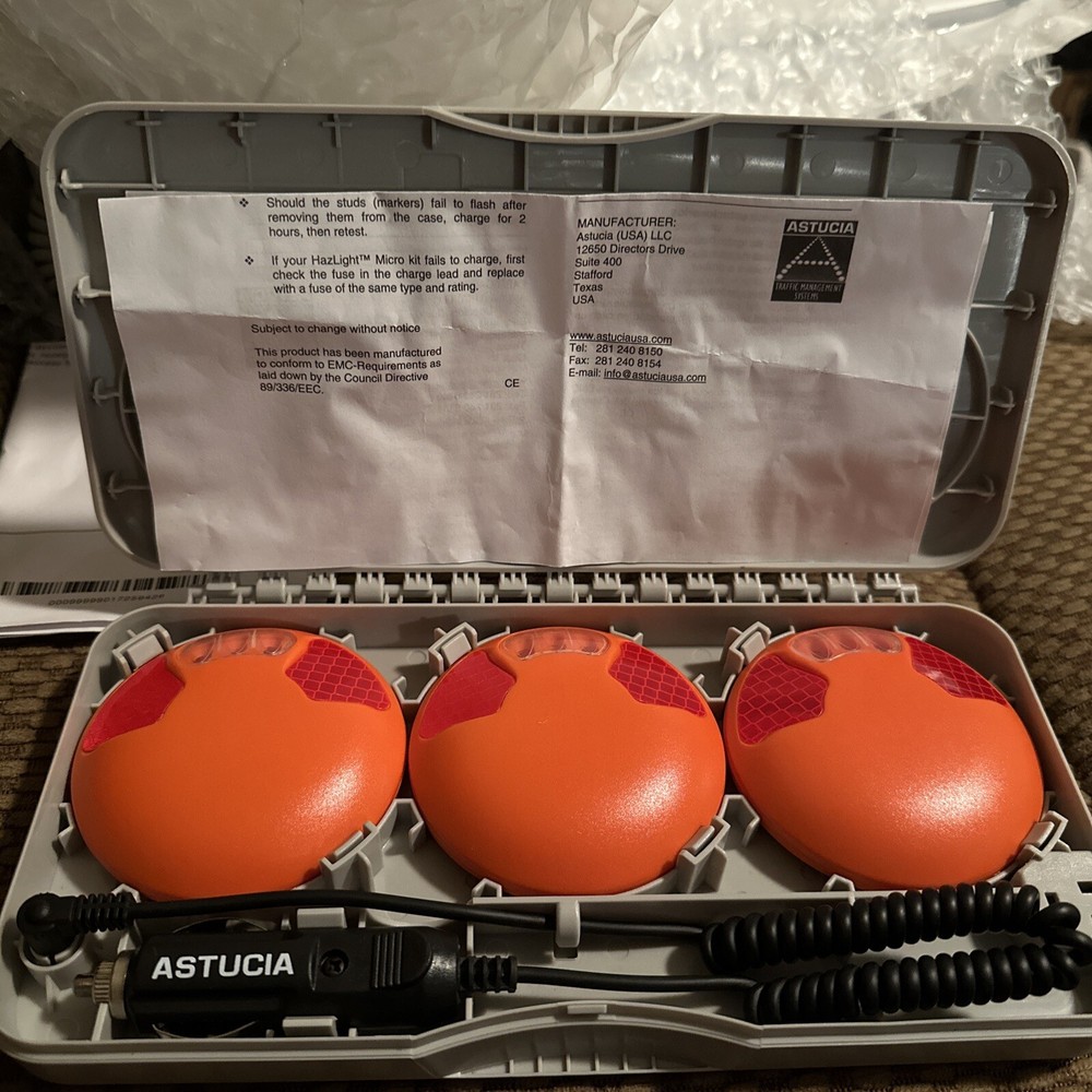 Austica HazLight Micro Warning Lights Breakdown Lights - fully tested