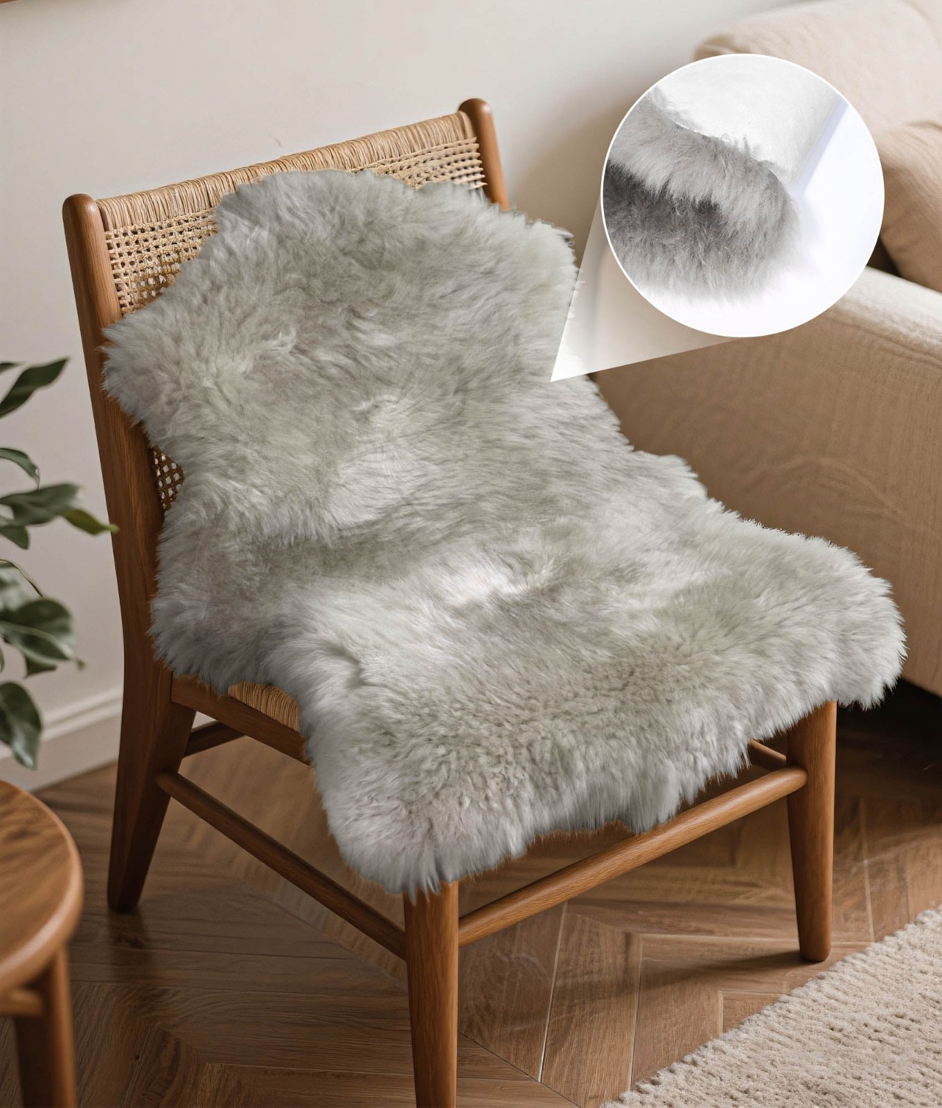 Genuine Sheepskin Rug 100% New Zealand Lambskin Soft Fluffy Fur Area Carpet