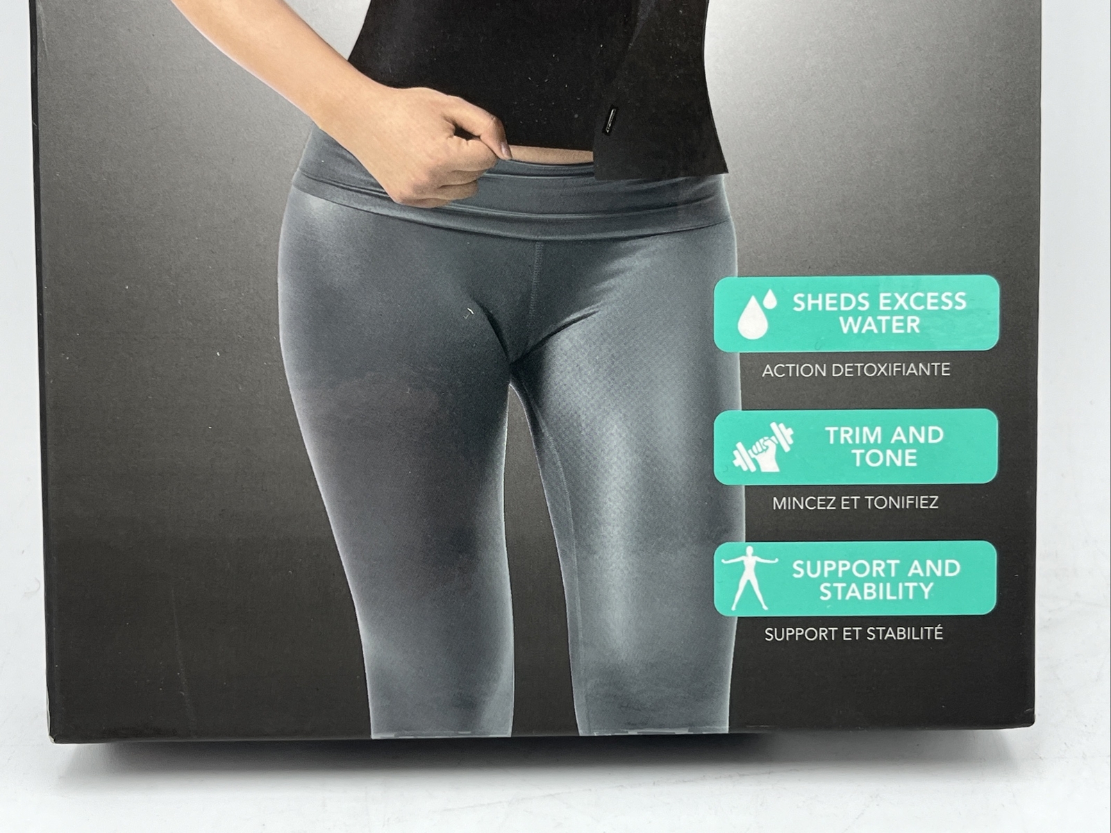 FORMFIT 12" Slimmer Belt Waist Trainer Tummy Shaper Fat Band SMSB-1007-BK BLACK