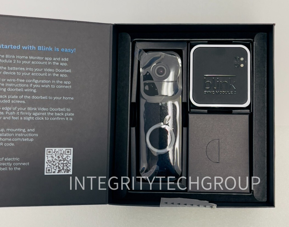 Blink Video Doorbell + Sync Module, New