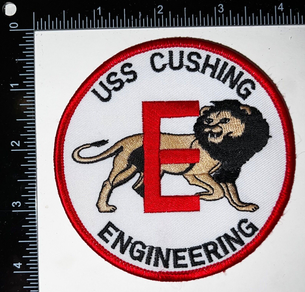 USN US Navy USS Cushing Engineering Patch