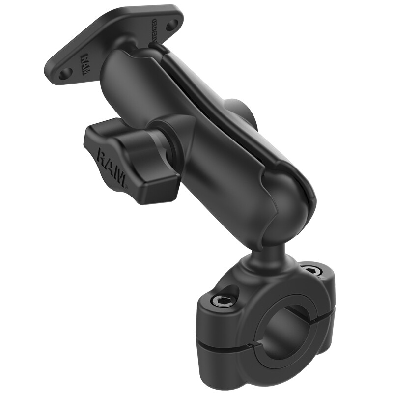 RAM Medium Arm Torque Mount with Diamond Base fits 3/4" - 1" Handlebar / Rail