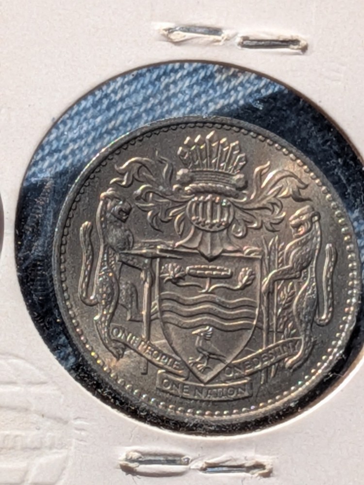 Guyana 50 Cents 1967 Uncirculated