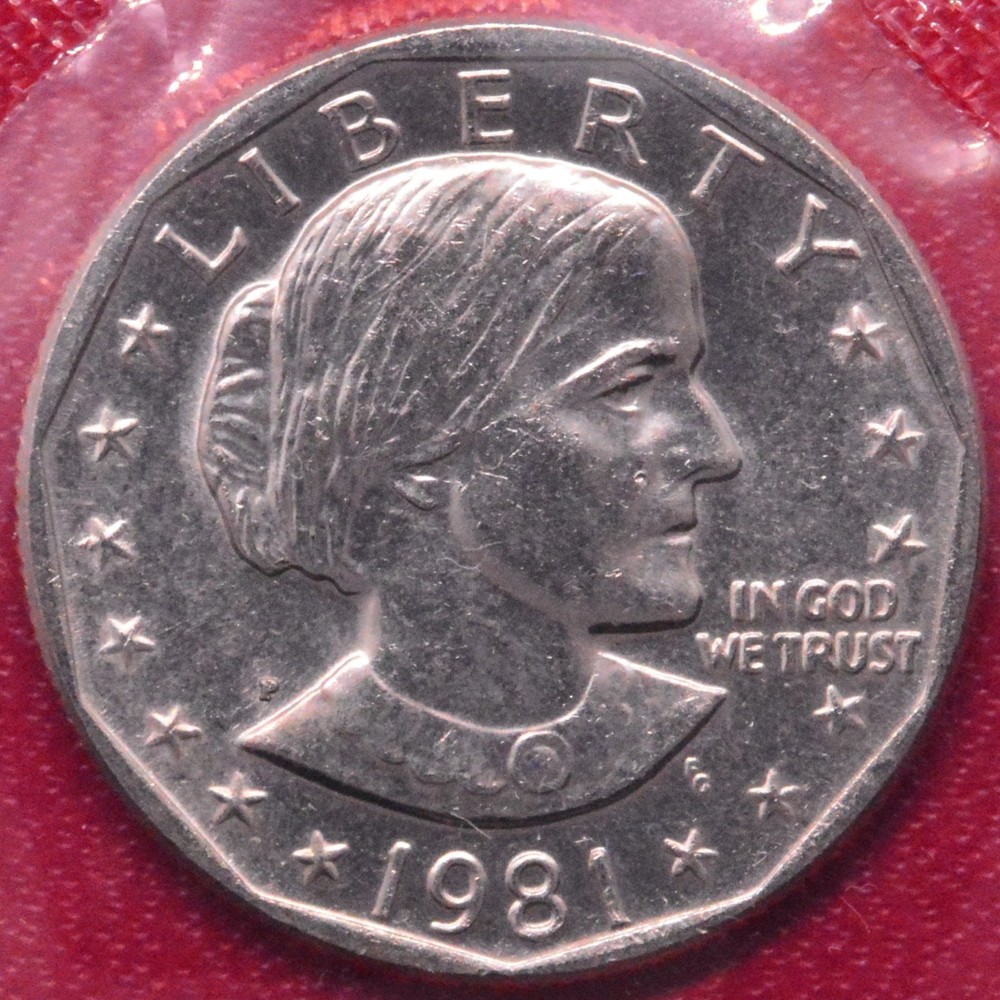 1981 SUSAN B. ANTHONY DOLLAR SOUVENIR SET