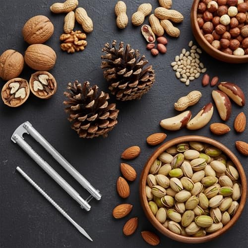 18PCS Nut Cracker Tool, Stainless Steel Nut Cracker Tool Nuts Crackers for All