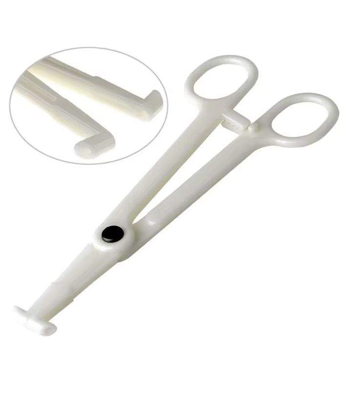 Piercing Clamps - 25Pcs Piercing Forceps Triangle Slotted Disposable Pier