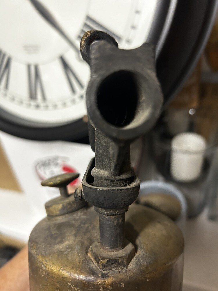 Antique Blow Torch Black Handle Farm & Tool Untested-Preowned Memorabilia