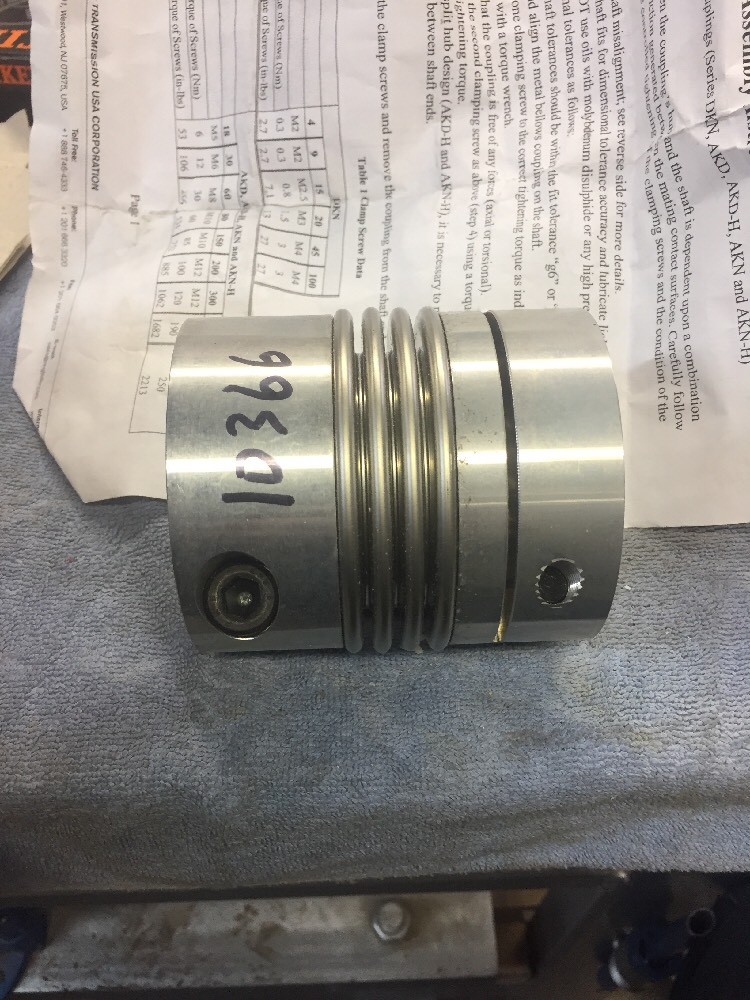 Gerwah Metal Bellows Coupling B-Axis Motor Coupling 10366 New Coupler