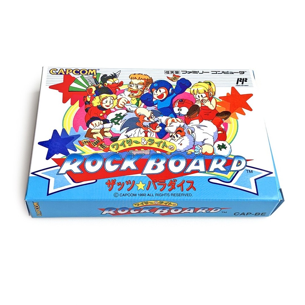 ROCK BOARD Rockman Mega man - Empty box replacement spare case Capcom Famicom