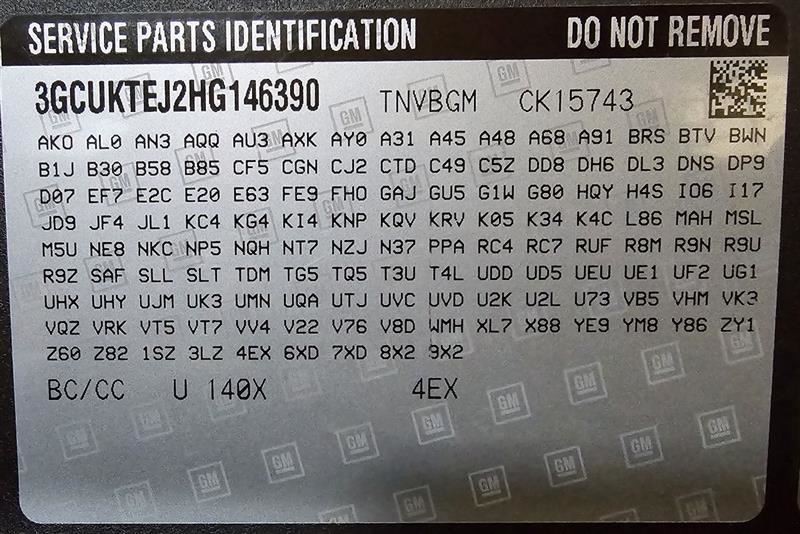 SILVRDO15 2017 Dash Bezel 600912