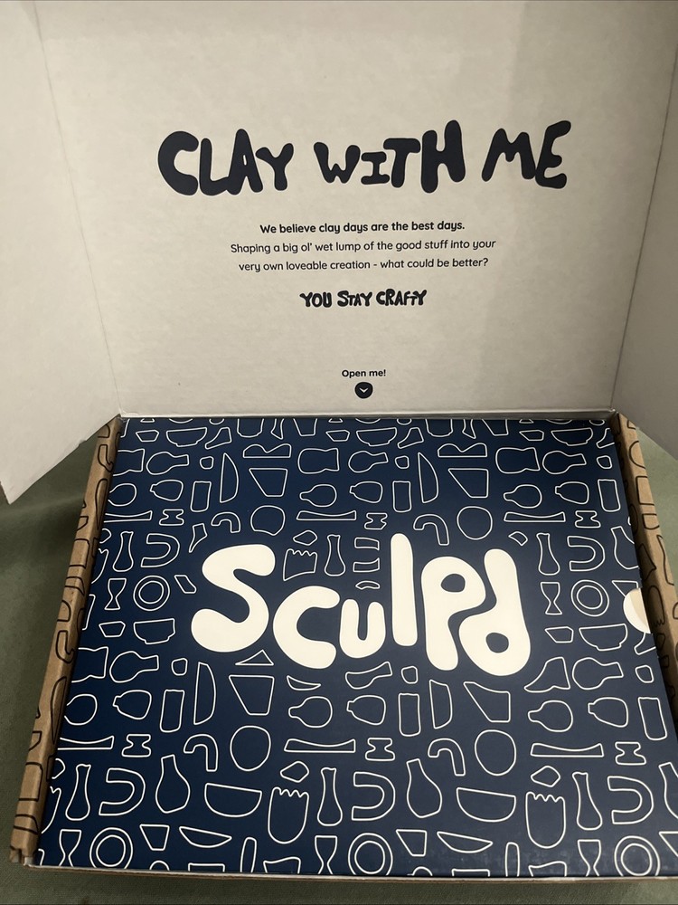 NEW Sculpd Pottery Kit and Extra Earth Tones Paint kit