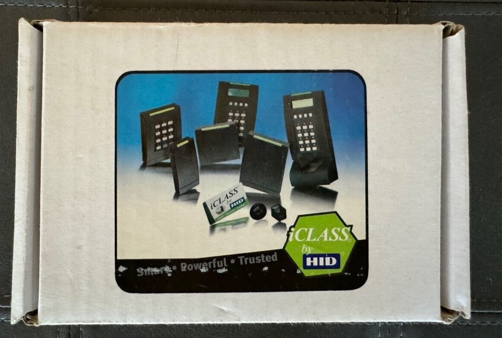 HID-iClass R40 Smart Card Reader, Model 6120BKN0002-New