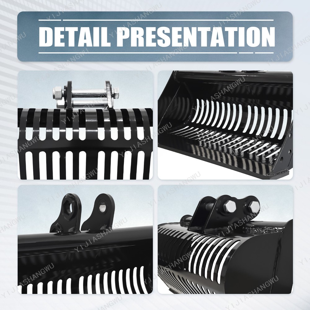 TYPHON Mini Excavators Digger Attachment 600mm Screening Skeleton Bucket