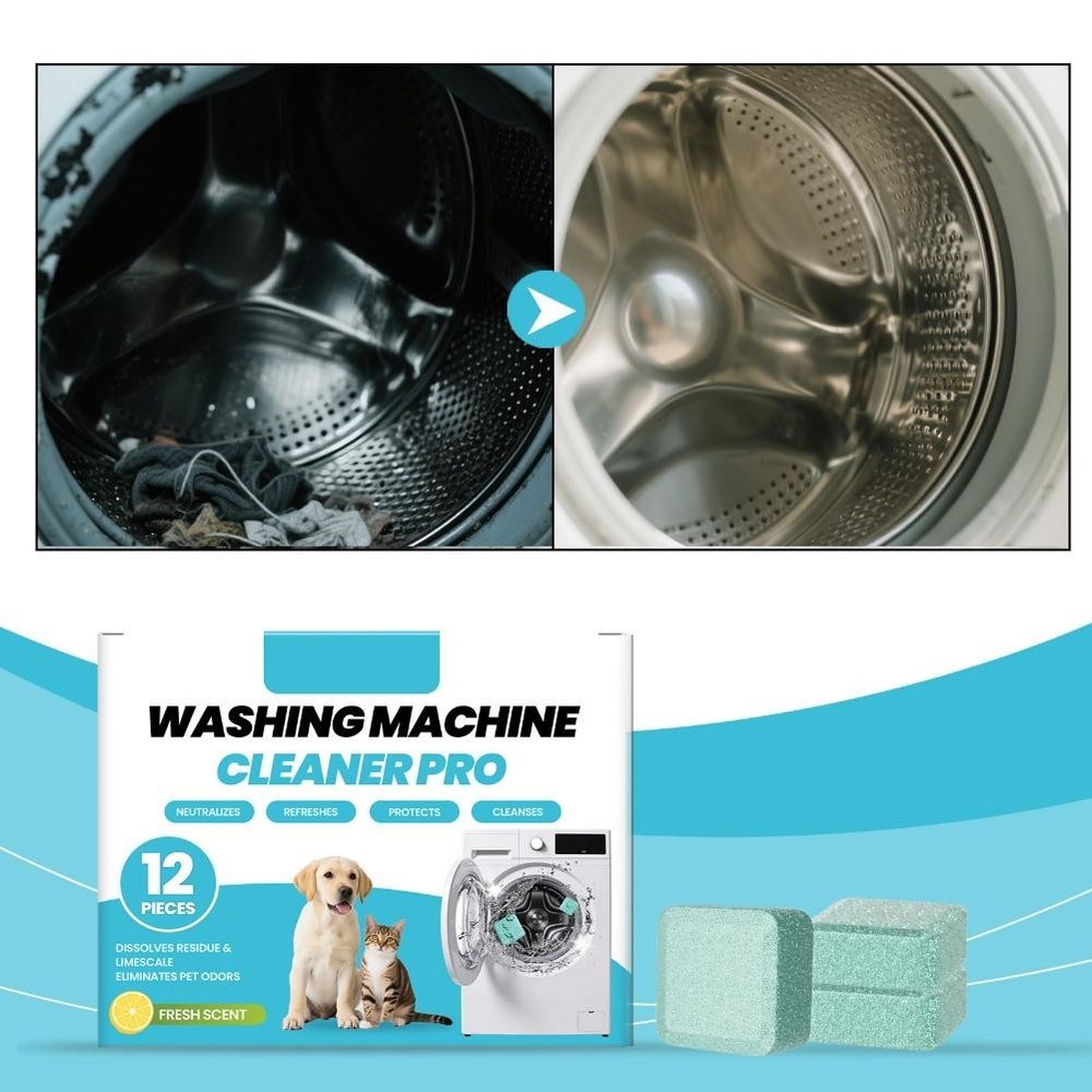 Washing Machine Cleaner Pro Deep Cleaning Tablets Efficient SOG
