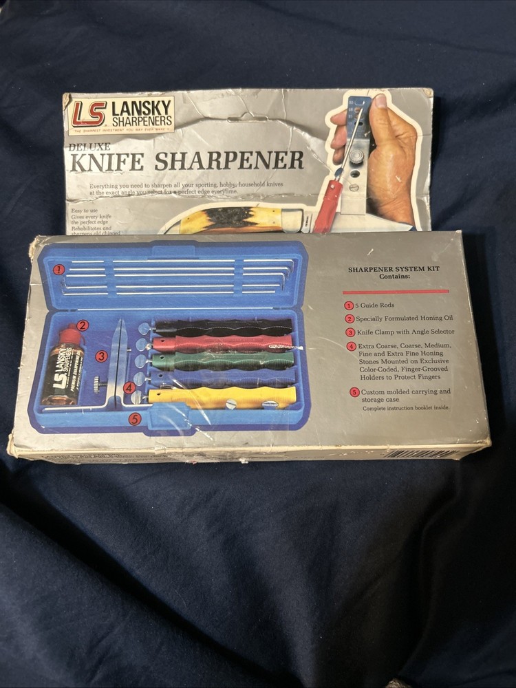 Lansky Deluxe 5-Stone Controlled-Angle Precision Knife Sharpening System