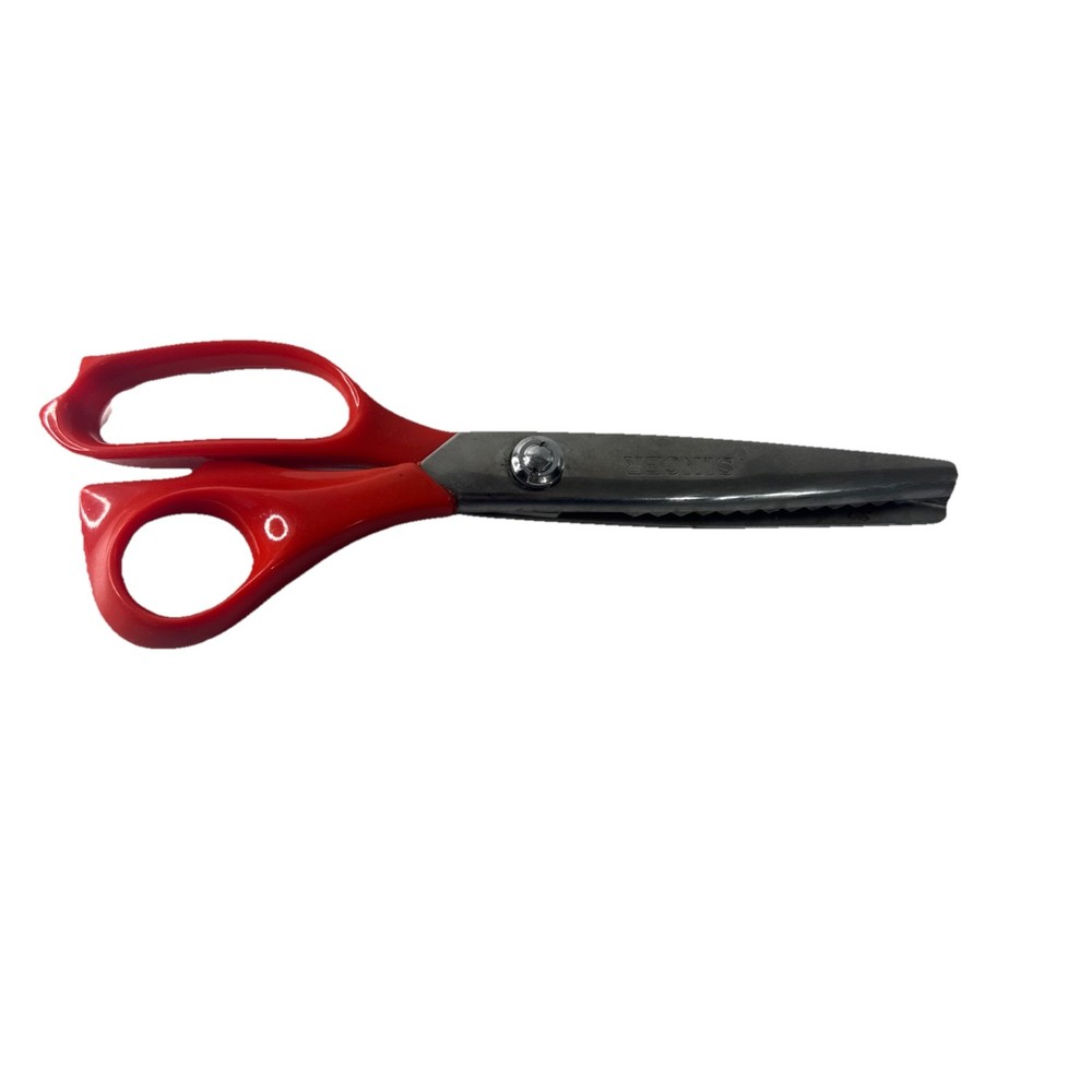 Used SINGER 9" Pinking Shears - Zig Zag Scissors for Fabric Good Condition.
