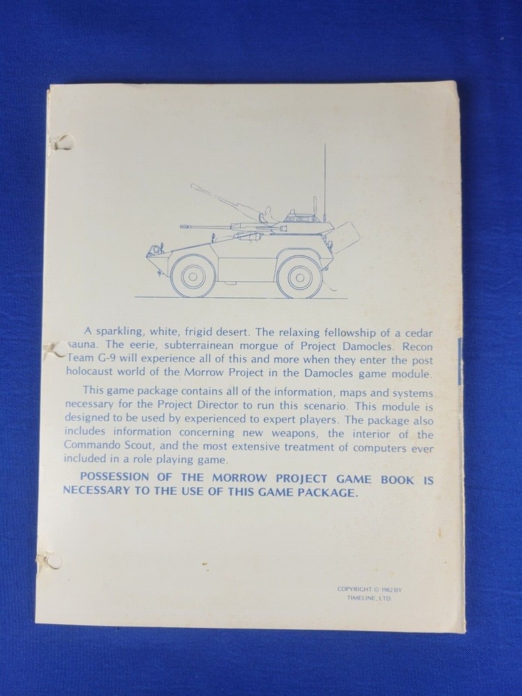 Damocles - The Morrow Project R-002